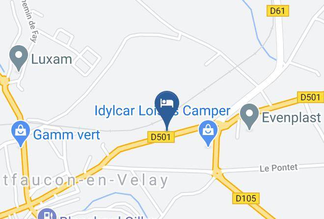 Haute Loire - Logis Hotel L'avenue Maps