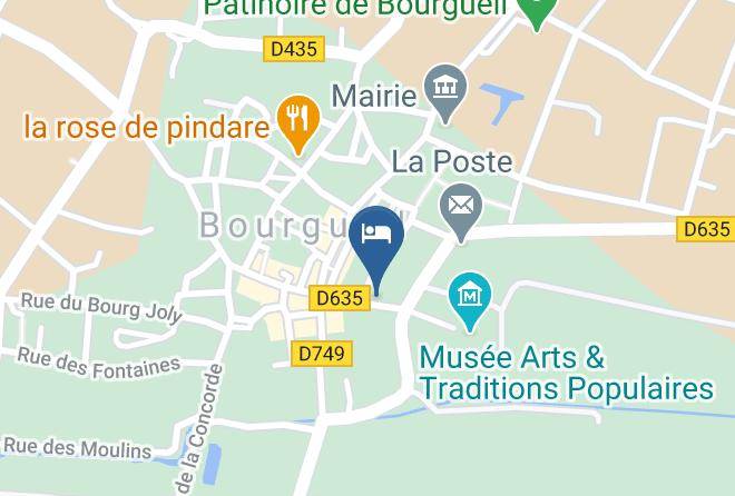 Indre Et Loire - Logis Hotel L'ecu De France Maps