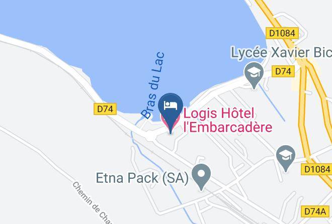 Ain - Logis Hotel L'embarcadere Maps