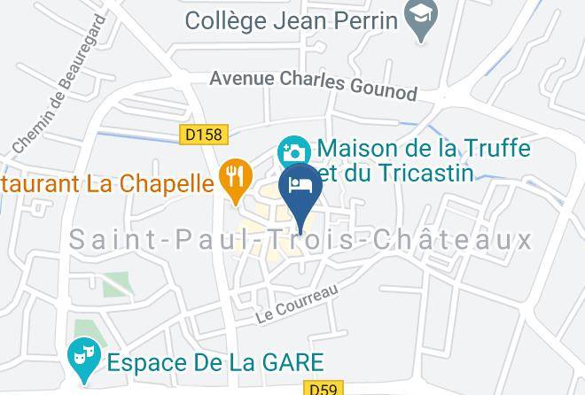 Drome - Logis Hotel L'esplan Maps