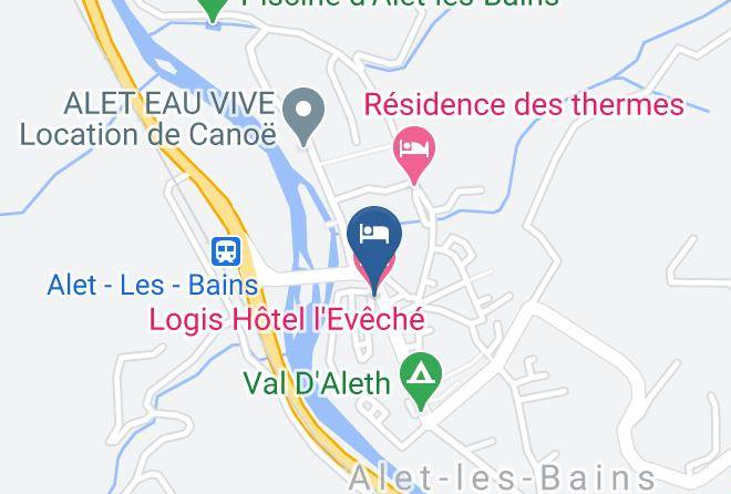 Aude - Logis Hotel L'eveche Maps