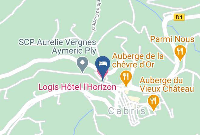 Maritime Alps - Logis Hotel L'horizon Maps