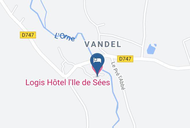 Orne - Logis Hotel L'ile De Sees Maps