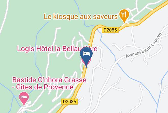 Maritime Alps - Logis Hotel La Bellaudiere Maps