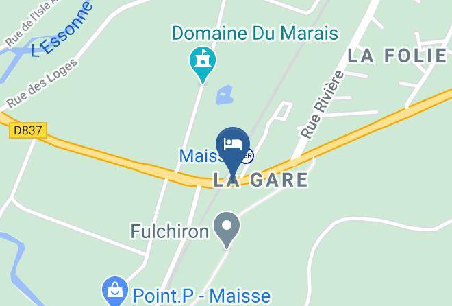 Essonne - Logis Hotel La Belle Etape Maps