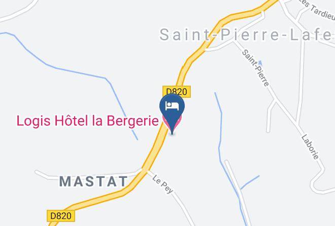 Lot - Logis Hotel La Bergerie Maps