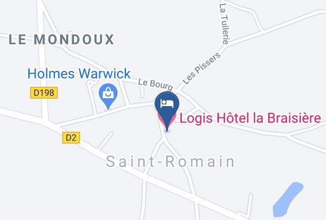 Charente - Logis Hotel La Braisiere Maps