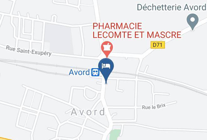 Cher - Logis Hotel La Cocotte Maps