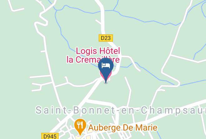 Hotel La Cremaillere Map
