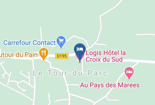 Morbihan - Logis Hotel La Croix Du Sud Maps