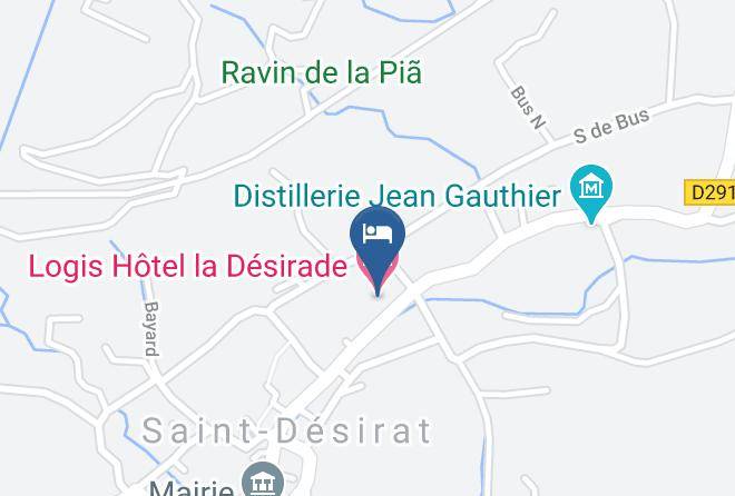 Ardeche - Logis Hotel La Desirade Maps