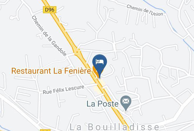 Bouches Du Rhone - Logis Hotel La Feniere Maps