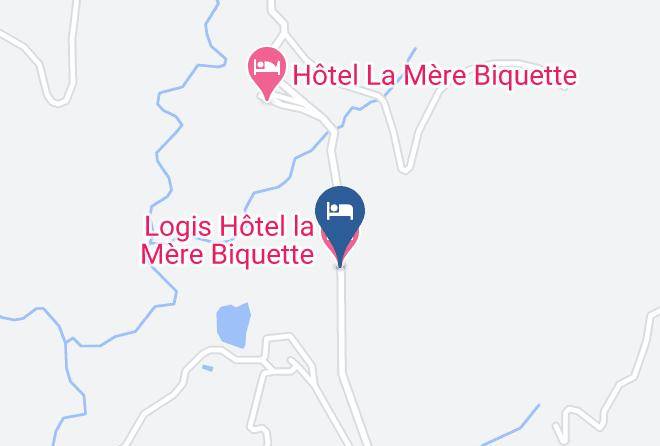 Ardeche - Logis Hotel La Mere Biquette Maps