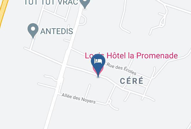 Indre - Logis Hotel La Promenade Maps