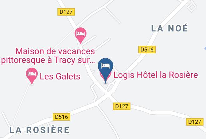 Calvados - Logis Hotel La Rosiere Maps