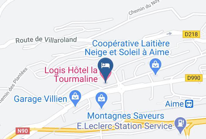 Savoie - Logis Hotel La Tourmaline Maps
