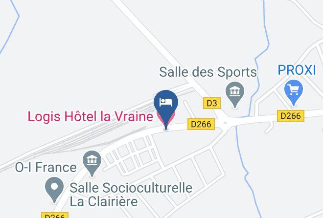 Vosges - Logis Hotel La Vraine Maps