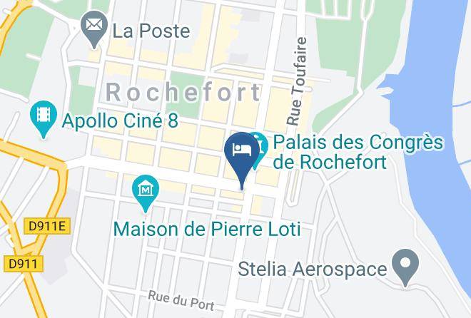 Charente Maritime - Logis Hotel Lafayette Maps