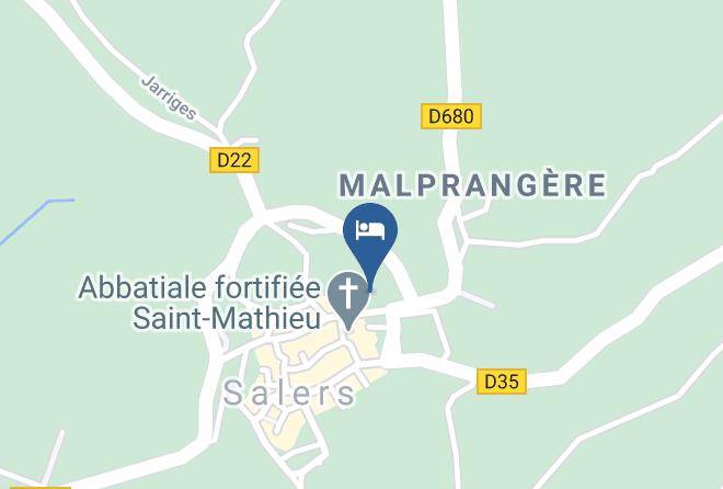 Cantal - Logis Hotel Le Bailliage Maps