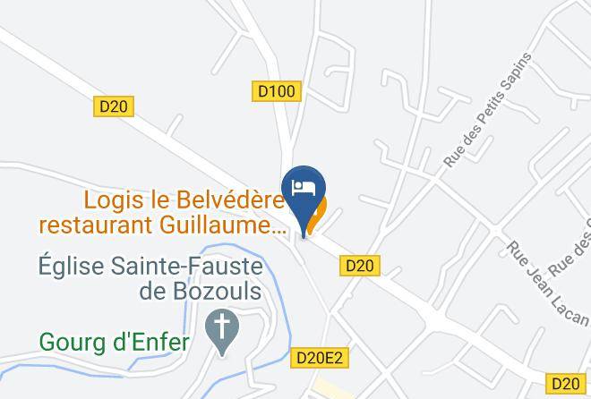 Aveyron - Logis Hotel Le Belvedere Maps