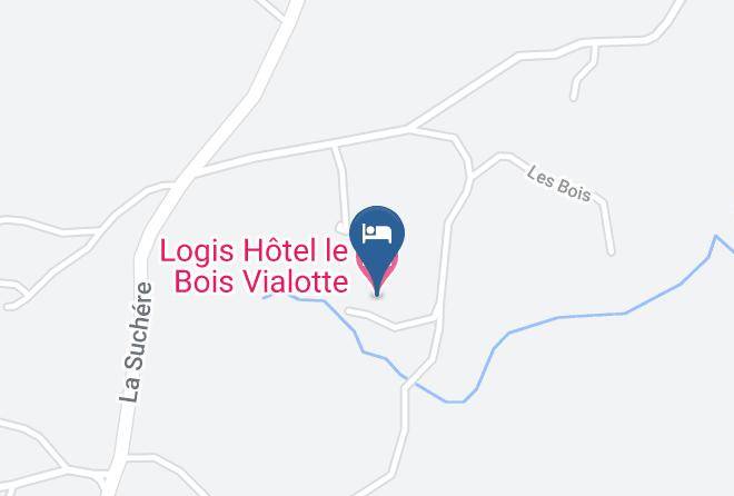Logis Hotel Le Bois Vialotte Map