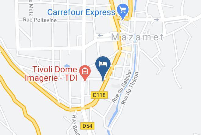 Tarn - Logis Hotel Le Boulevard Maps