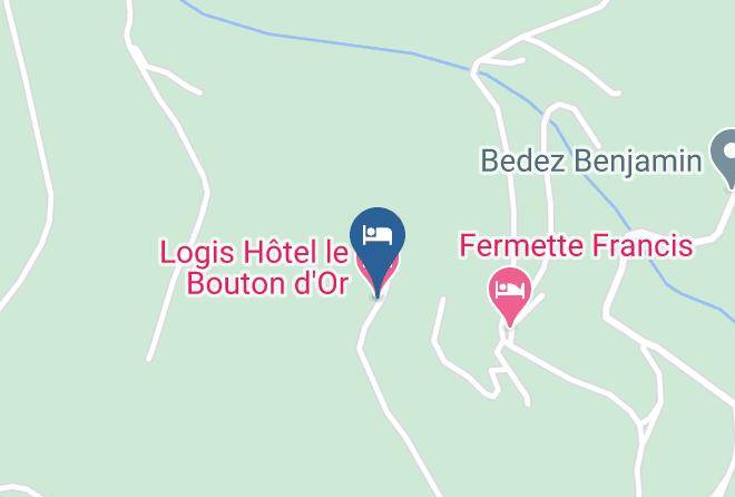 Logis Hotel Le Bouton D'or Map