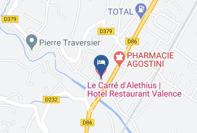 Ardeche - Logis Hotel Le Carre D'alethius Maps