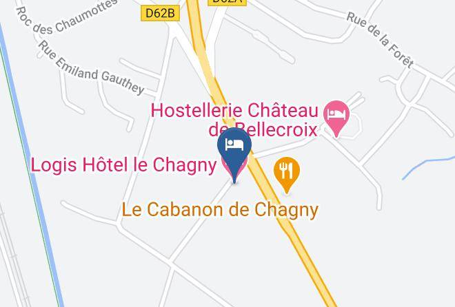 Saone Et Loire - Logis Hotel Le Chagny Maps