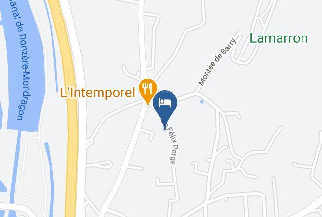 Vaucluse - Logis Hotel Le Chene Vert Maps