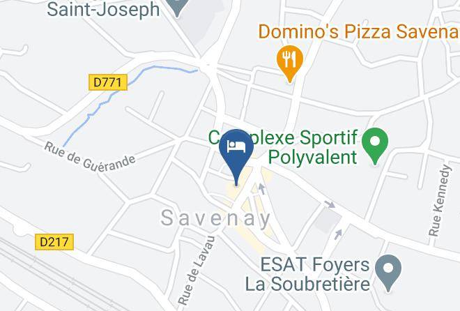 Loire Atlantique - Logis Hotel Le Chene Vert Maps