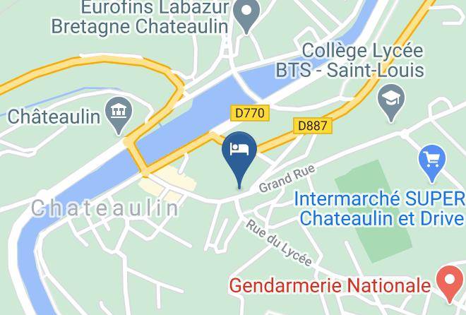 Finistere - Logis Hotel Le Chrismas Maps
