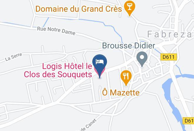 Logis Hotel Le Clos Map