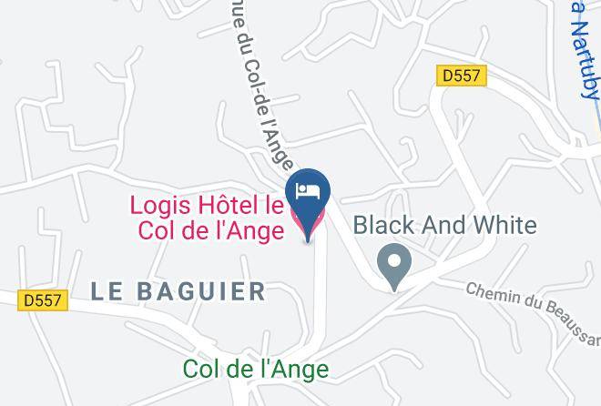 Var - Logis Hotel Le Col De L'ange Maps