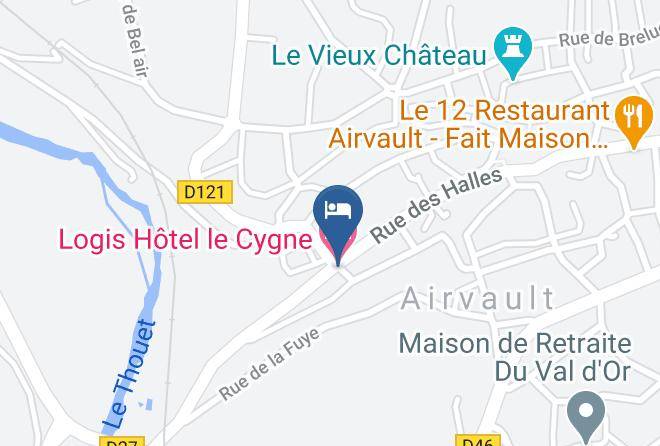 Deux Sevres - Logis Hotel Le Cygne Maps
