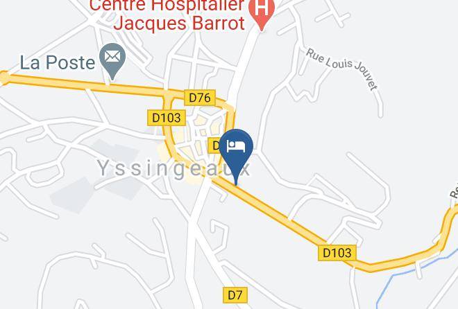 Haute Loire - Logis Hotel Le Cygne Maps