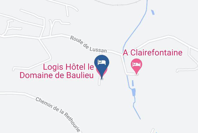 Gers - Logis Hotel Le Domaine De Baulieu Maps