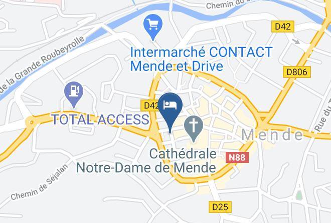 Lozere - Logis Hotel Le Drakkar Maps