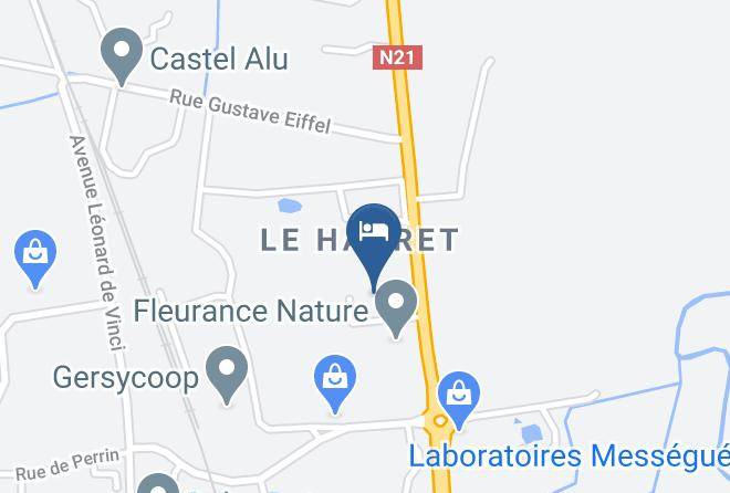 Gers - Logis Hotel Le Fleurance Maps