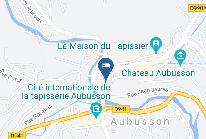 Creuse - Logis Hotel Le France Maps