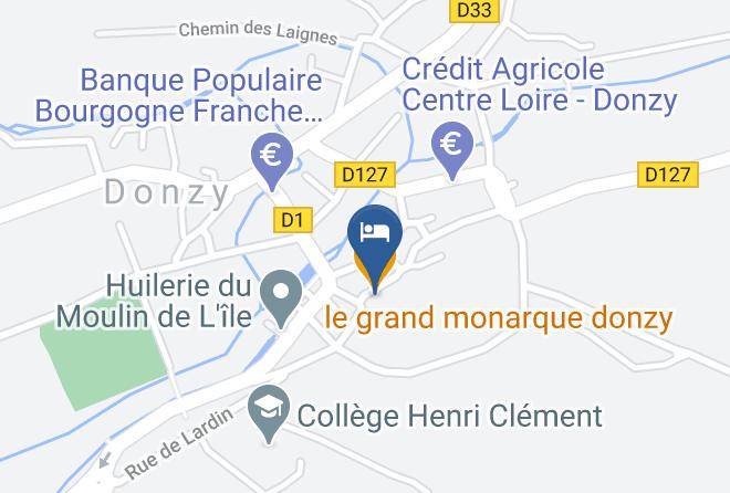 Nievre - Le Grand Monarque Donzy Maps