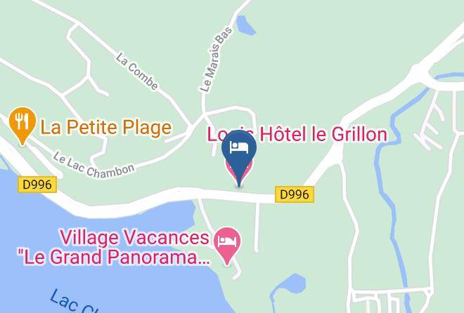 Puy De Dome - Logis Hotel Le Grillon Maps