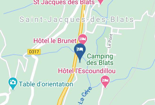 Cantal - Logis Hotel Le Griou Maps