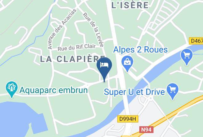Hautes Alpes - Logis Hotel Le Lac Maps