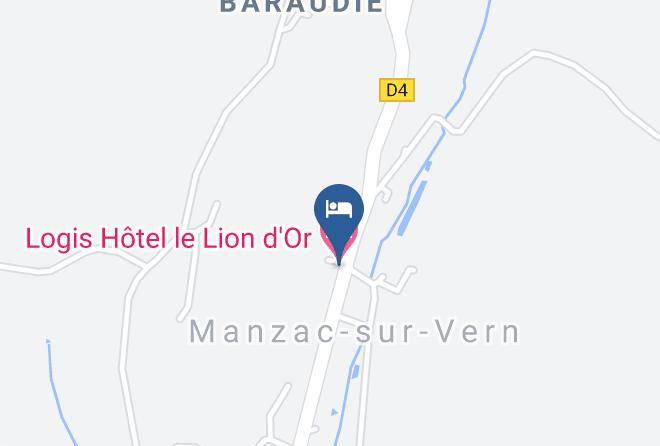 Dordogne - Logis Hotel Le Lion D'or Maps
