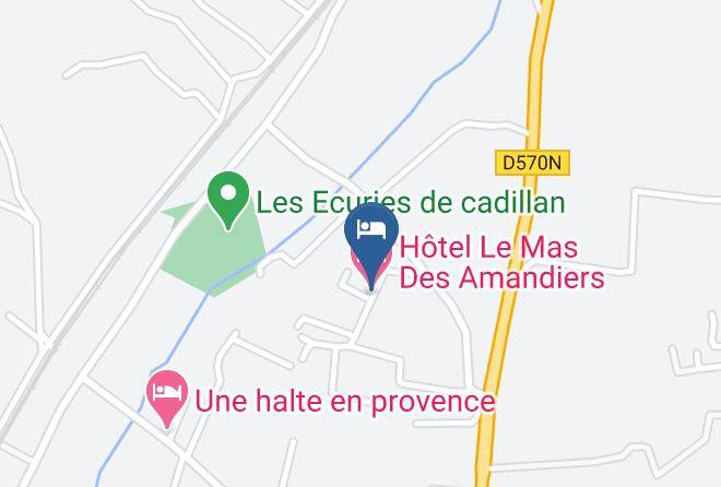 Bouches Du Rhone - Logis Hotel Le Mas Des Amandiers Maps