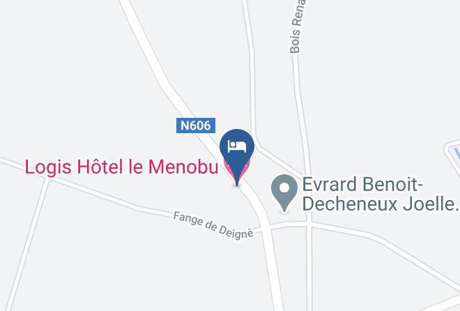 Logis Hotel Le Menobu Map