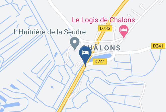 Charente Maritime - Logis Hotel Restaurant Le Moulin De Chalons Maps