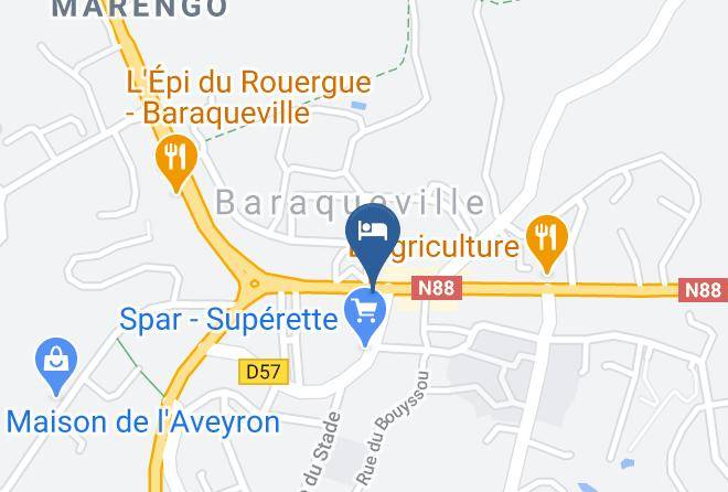 Aveyron - Logis Hotel Le Palous Maps