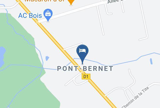 Gironde - Logis Hotel Le Pont Bernet Maps